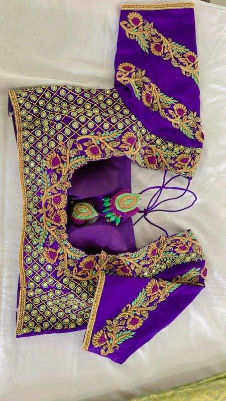 bridal-blouse-gold-purple-pv-designer-studio