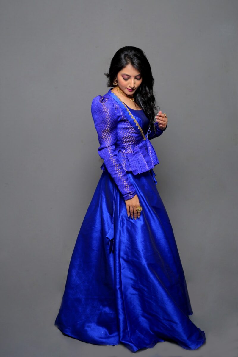 blue-lehenga