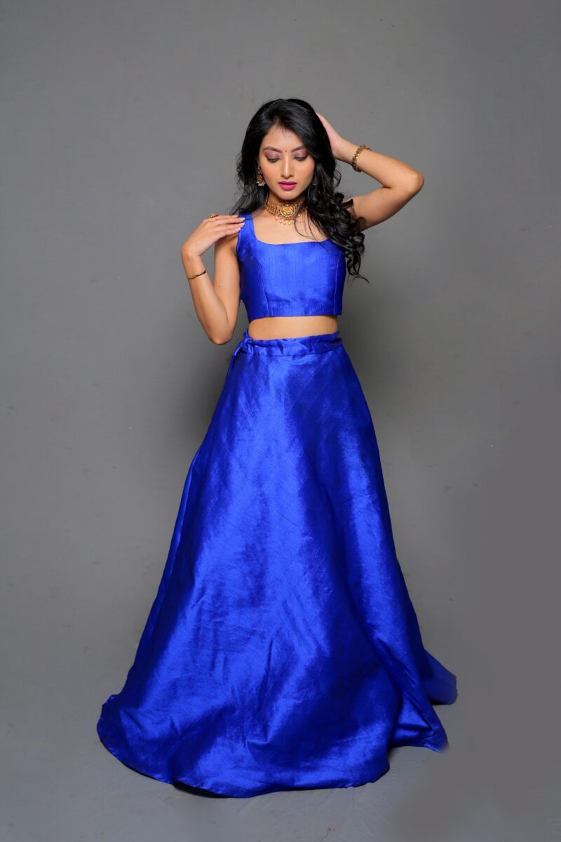 blue-lehenga