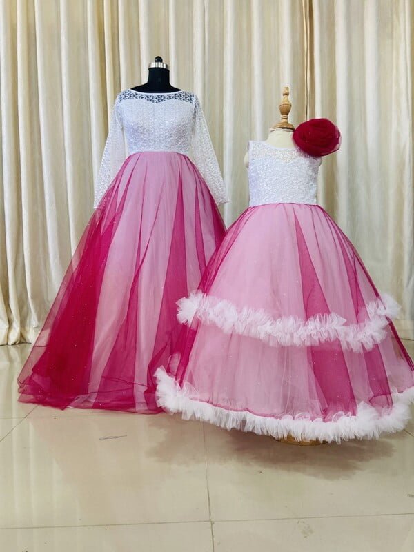 pink-white-gown