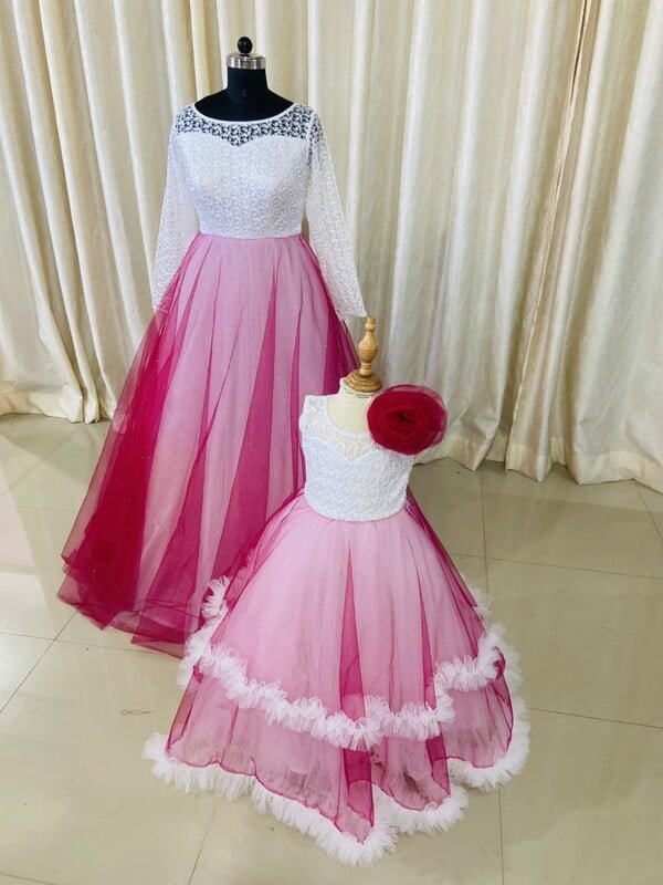 pink-white-gown