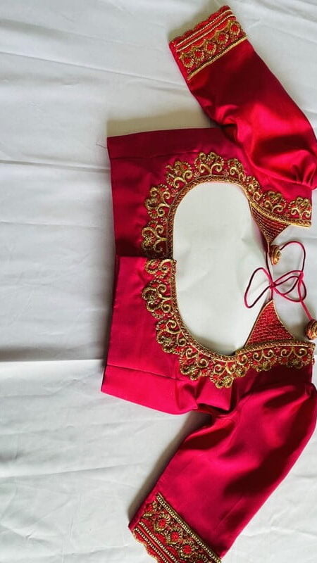 red-bridal-blouse