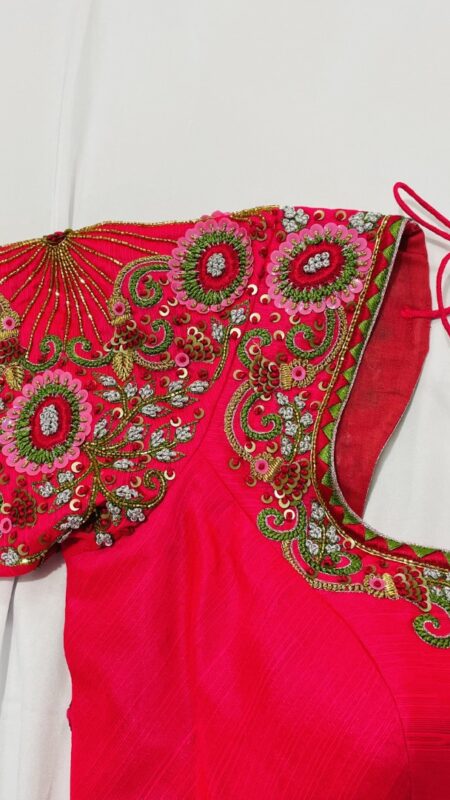 red-bridal-blouse