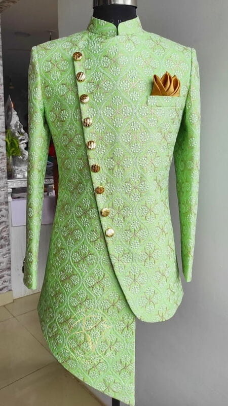 Emerald Fusion Sherwani-men's -pv-collection