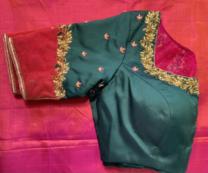 green-bridal-blouse