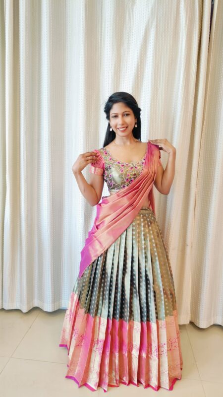 Kanamani_safron _lehenga_PV Collections