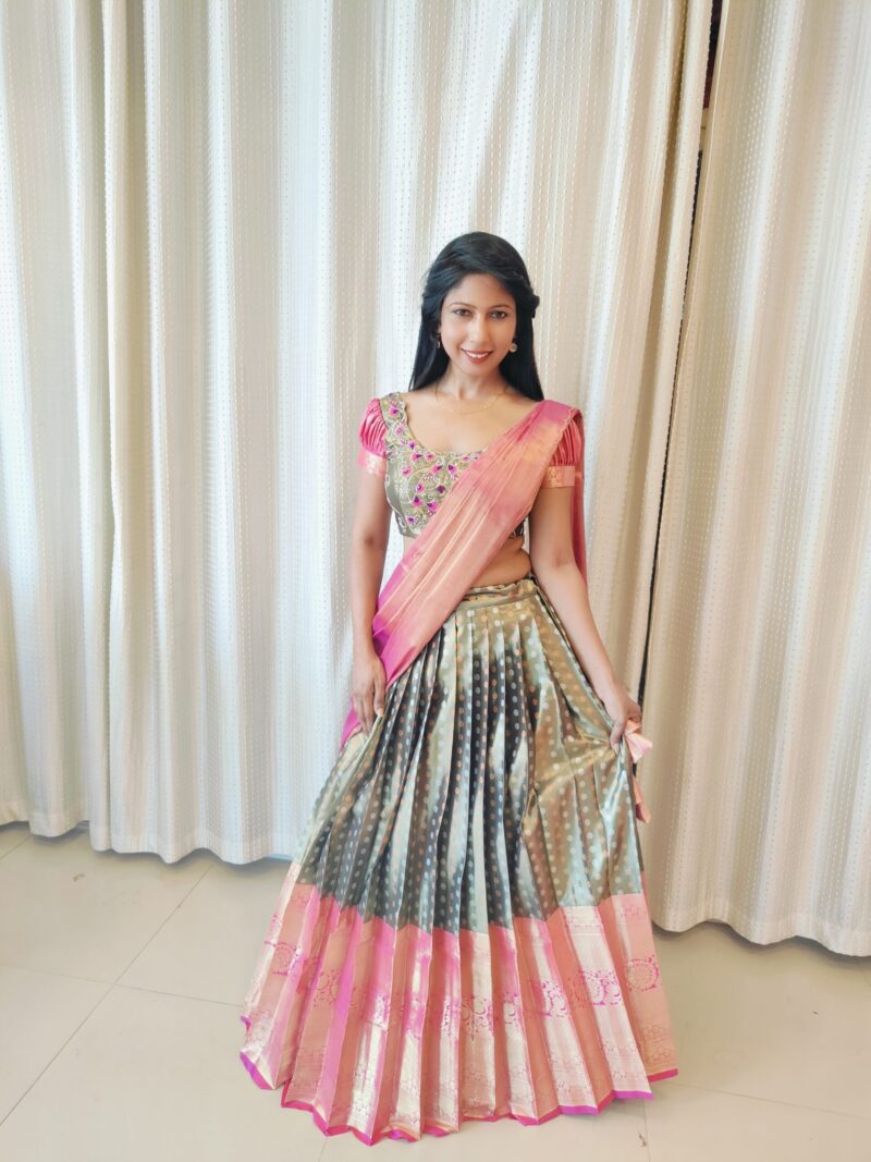 chitra murugiyan safron lehenga_pv collection